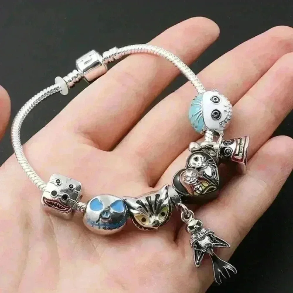 Nightmare B4 Christmas Jack Charm Bracelet